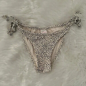Dalmatian Print Cheeky Bikini Bottoms small